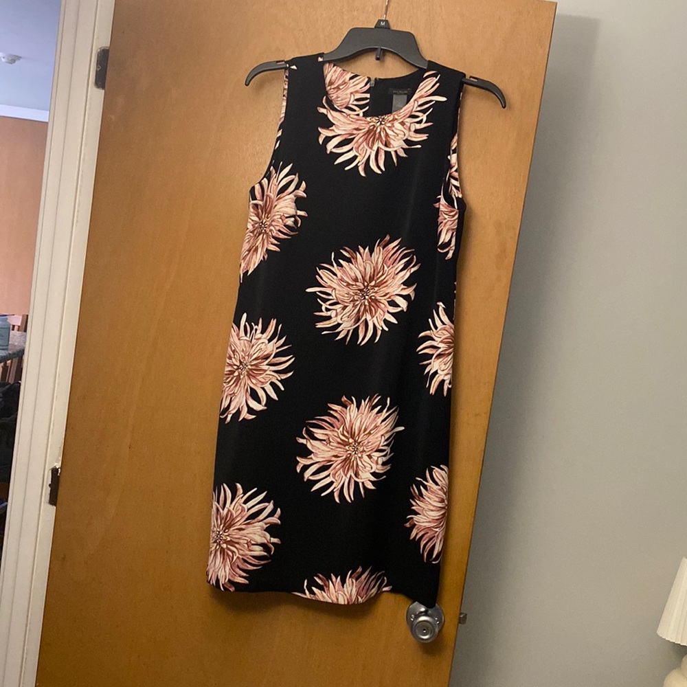Ann Taylor black and pink dress